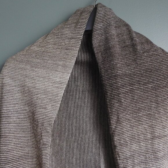 Brown Plaid Lightweight 100% Acrylic Scarf - Picture 6 of 8